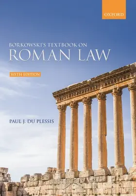 du Plessis |  Borkowski's Textbook on Roman Law | Buch |  Sack Fachmedien