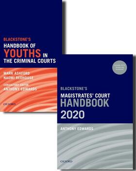 Edwards / Redhouse / Ashford |  Blackstone's Magistrates' Court Handbook 2020 and Blackstone's Youths in the Criminal Courts (October 2018 Edition) Pack | Buch |  Sack Fachmedien