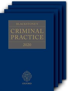 Ormerod QC (Hon) / Perry QC |  Blackstone's Criminal Practice 2020 (Book and All Supplements) | Buch |  Sack Fachmedien