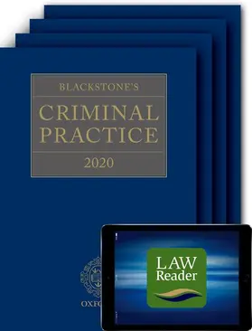 Perry QC / Ormerod QC (Hon) / Ormerod QC |  Blackstone's Criminal Practice 2020 (Book, All Supplements, and Digital Pack) | Buch |  Sack Fachmedien