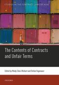 Chen-Wishart / Vogenauer |  Contents of Contracts and Unfair Terms | Buch |  Sack Fachmedien