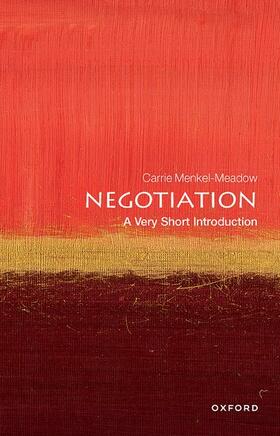 Menkel-Meadow | Negotiation: A Very Short Introduction | Buch | 978-0-19-885140-0 | sack.de