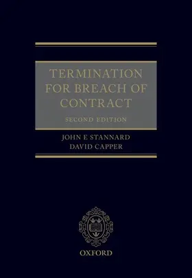 Stannard / Capper |  Termination for Breach of Contract | Buch |  Sack Fachmedien