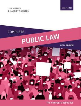 Samuels / Webley | Complete Public Law | Buch | 978-0-19-885318-3 | sack.de