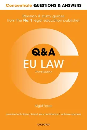Foster |  Concentrate Questions and Answers EU Law | Buch |  Sack Fachmedien