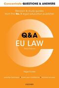 Foster |  Concentrate Questions and Answers EU Law | Buch |  Sack Fachmedien