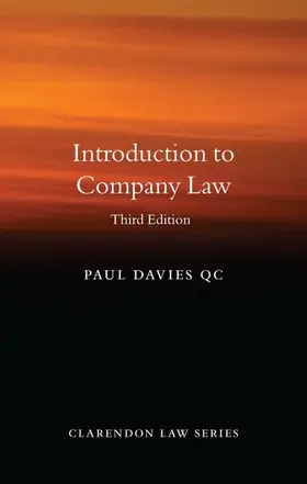 Davies |  Introduction to Company Law | Buch |  Sack Fachmedien