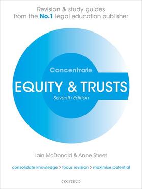 McDonald / Street | McDonald, I: Equity & Trusts Concentrate | Buch | 978-0-19-885500-2 | sack.de