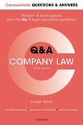 Moore |  Concentrate Questions and Answers Company Law | Buch |  Sack Fachmedien