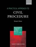 Sime |  A Practical Approach to Civil Procedure | Buch |  Sack Fachmedien
