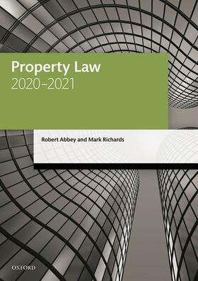 Abbey / Richards | Property Law 2020-2021 | Buch | 978-0-19-885840-9 | sack.de