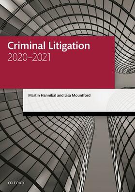 Hannibal / Mountford | Criminal Litigation 2020-2021 | Buch | 978-0-19-885842-3 | sack.de