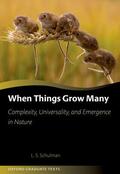 Schulman |  When Things Grow Many | Buch |  Sack Fachmedien