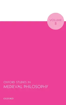 Pasnau |  OXF STUDIES MEDIEVAL PHILOS V8 OSMP C | Buch |  Sack Fachmedien