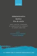 della Cananea / Mannoni |  Administrative Justice Fin de Siècle | Buch |  Sack Fachmedien