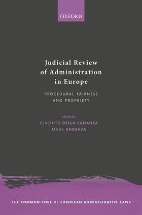 della Cananea / Andenas | Judicial Review of Administration in Europe | Buch | 978-0-19-886760-9 | sack.de