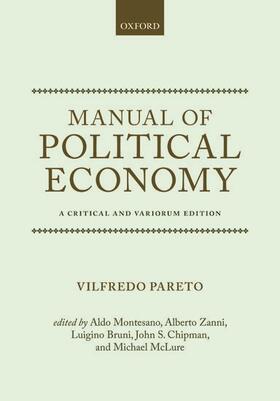 Pareto / Chipman / Montesano |  Manual of Political Economy | Buch |  Sack Fachmedien
