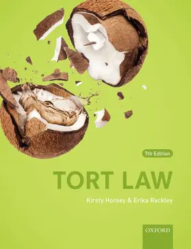 Rackley / Horsey |  Tort Law | Buch |  Sack Fachmedien