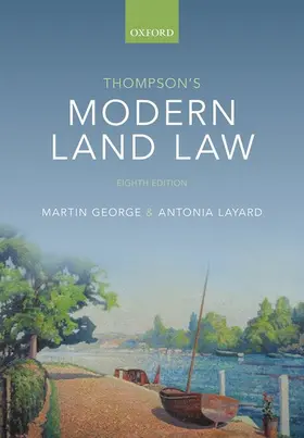 George / Layard |  Thompson's Modern Land Law | Buch |  Sack Fachmedien