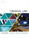 Edwards / Allen |  Criminal Law | Buch |  Sack Fachmedien
