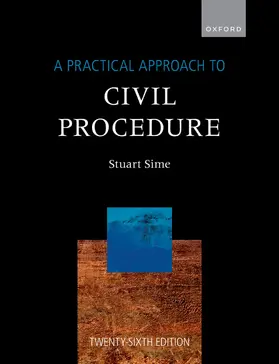 Sime |  A Practical Approach to Civil Procedure | Buch |  Sack Fachmedien