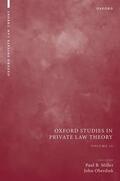 Miller / Oberdiek |  Oxford Studies in Private Law Theory: Volume II | Buch |  Sack Fachmedien