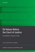 Spieker |  EU Values Before the Court of Justice | Buch |  Sack Fachmedien