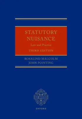 Malcolm / Pointing |  Statutory Nuisance | Buch |  Sack Fachmedien