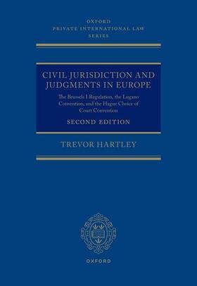 Hartley |  Civil Jurisdiction and Judgements in Europe | Buch |  Sack Fachmedien
