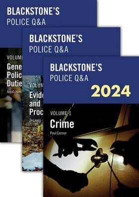 Connor / Lawry / Howard |  Blackstone's Police Q&A 2024 Three Volume Pack | Buch |  Sack Fachmedien