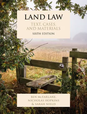 McFarlane / Hopkins / Nield |  Land Law | Buch |  Sack Fachmedien