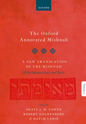 Cohen / Goldenberg / Lapin |  The Oxford Annotated Mishnah | Buch |  Sack Fachmedien