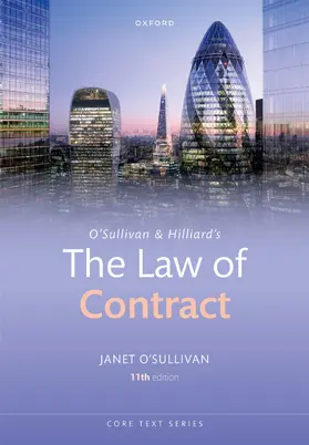 O'Sullivan |  O'Sullivan & Hilliard's The Law of Contract | Buch |  Sack Fachmedien