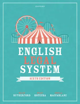 Macfarlane / Rutherford / Kotecha |  English Legal System | Buch |  Sack Fachmedien