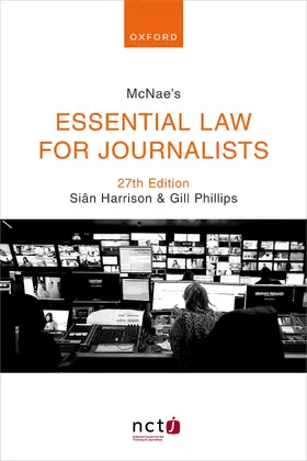 Phillips / Harrison |  McNae's Essential Law for Journalists | Buch |  Sack Fachmedien
