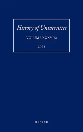 Feingold |  History of Universities: Volume XXXVI / 2 | Buch |  Sack Fachmedien