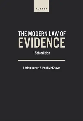 Keane / McKeown |  The Modern Law of Evidence | Buch |  Sack Fachmedien