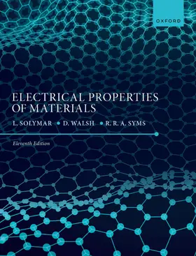Walsh / Solymar / Syms |  Electrical Properties of Materials | Buch |  Sack Fachmedien