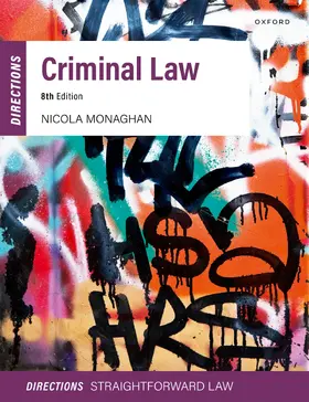 Monaghan |  Criminal Law Directions | Buch |  Sack Fachmedien