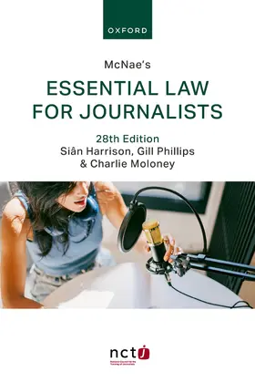 Harrison / Phillips / Moloney |  McNae's Essential Law for Journalists | Buch |  Sack Fachmedien