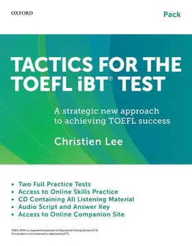 Lee |  Tactics for the TOEFL iBT&reg; Test: Teacher/Self-study Pack | Buch |  Sack Fachmedien