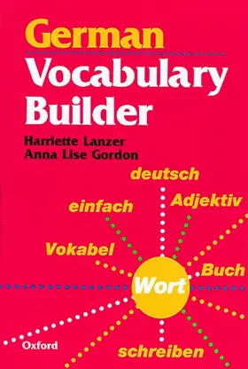 Lanzer / Gordon |  German Vocabulary Builder | Buch |  Sack Fachmedien