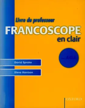 Sprake / Harrison |  Francoscope en Clair pour AQA: Teacher's Book | Buch |  Sack Fachmedien