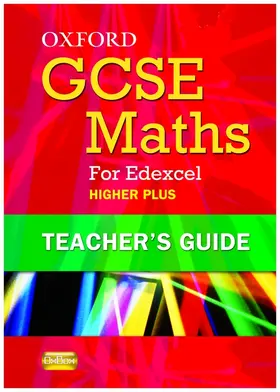 Green |  Oxford GCSE Maths for Edexcel: Teacher's Guide Higher Plus (A*-B) | Buch |  Sack Fachmedien