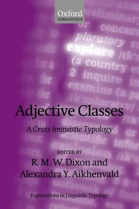 Dixon / Aikhenvald |  Adjective Classes | Buch |  Sack Fachmedien