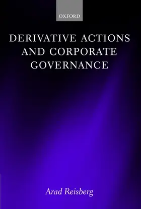 Reisberg |  Derivative Actions and Corporate Governance | Buch |  Sack Fachmedien