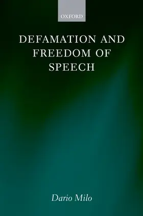 Milo |  Defamation and Freedom of Speech | Buch |  Sack Fachmedien