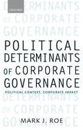 Roe |  Political Determinants of Corporate Governance | Buch |  Sack Fachmedien