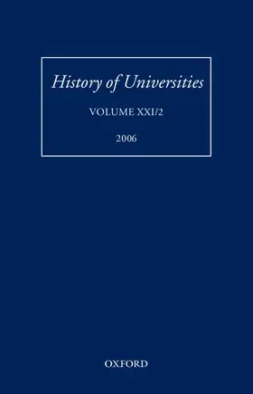 Feingold | History of Universities | Buch | 978-0-19-920685-8 | www.sack.de