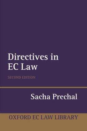 Prechal | Directives in EC Law | Buch | 978-0-19-920759-6 | sack.de